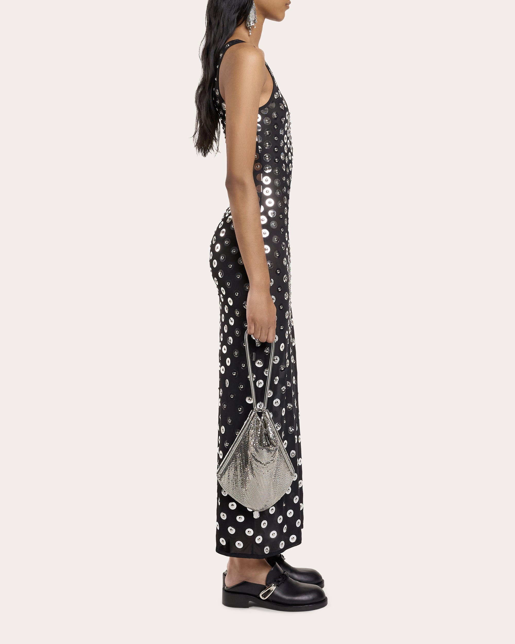Smocked Printed Crepe Maxi Dress - 5