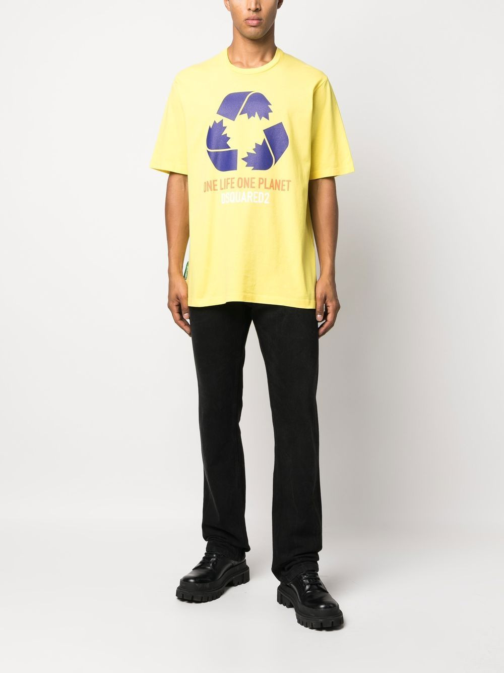 logo-print short-sleeved T-shirt - 2