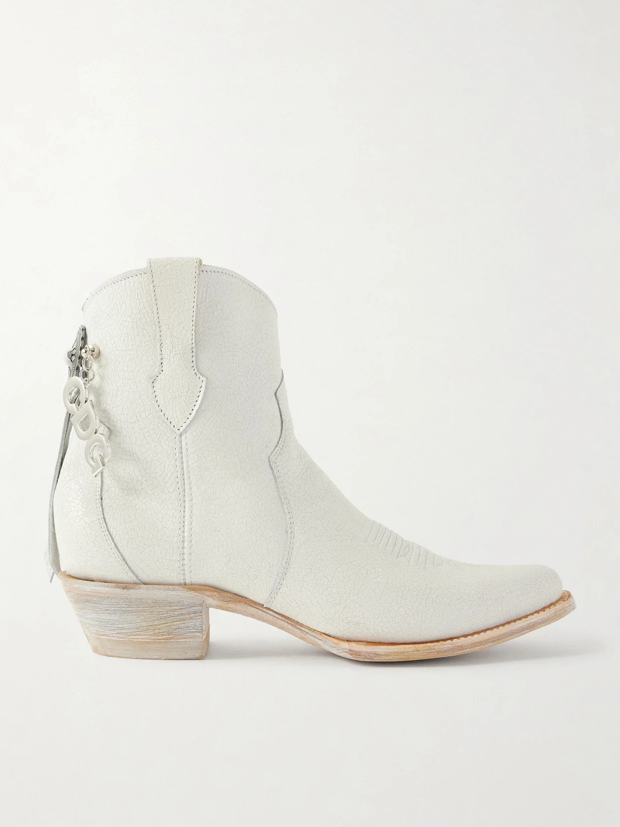 X Mexicana Cracked-leather Boots - 1