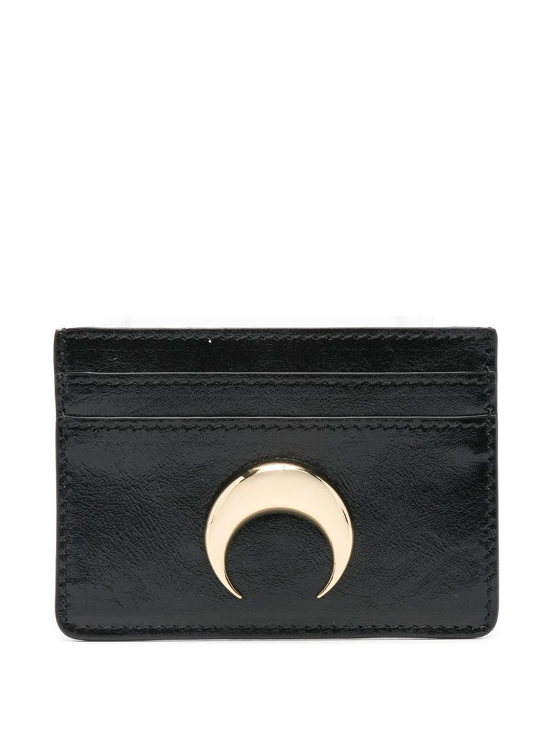 smoth leather moon charm cardholder 1