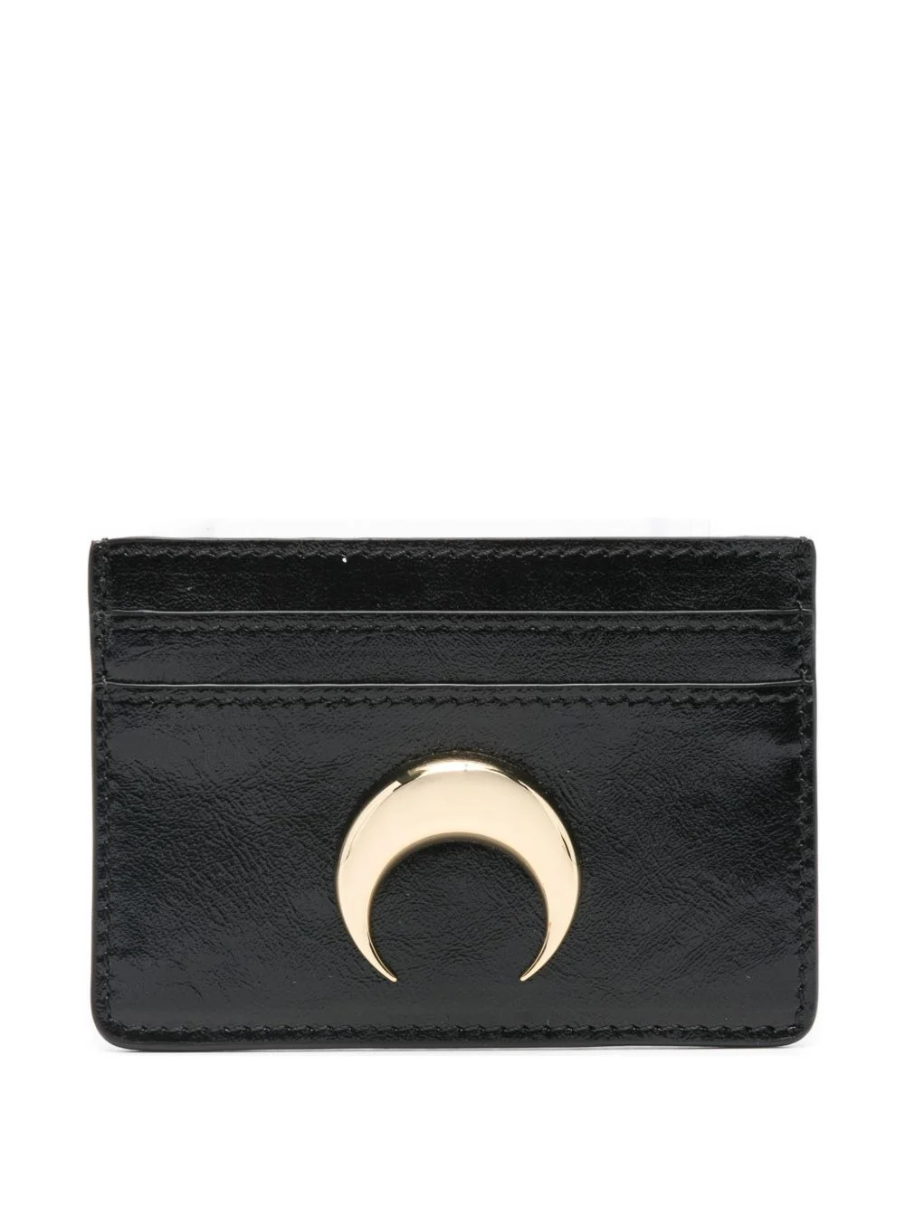 smoth leather moon charm cardholder - 1