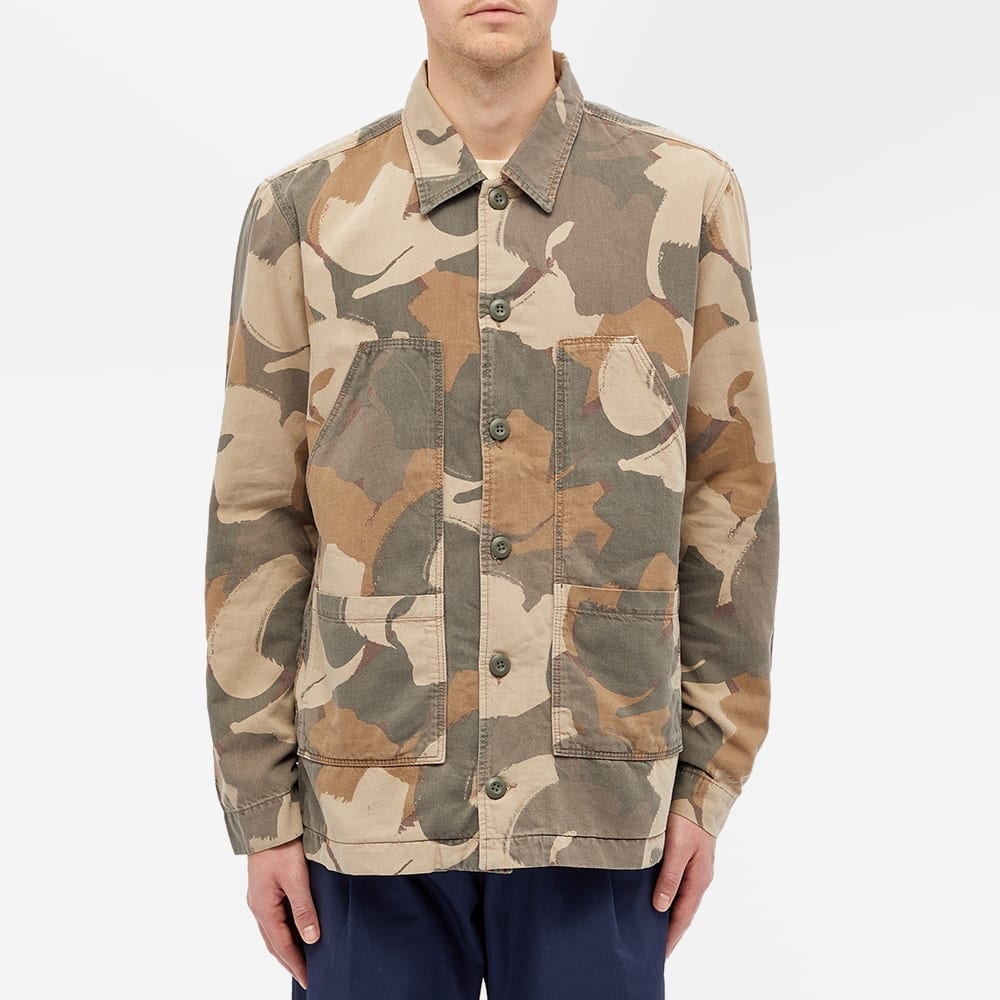 Wood Wood Fabian Camo Print Overshirt - 4