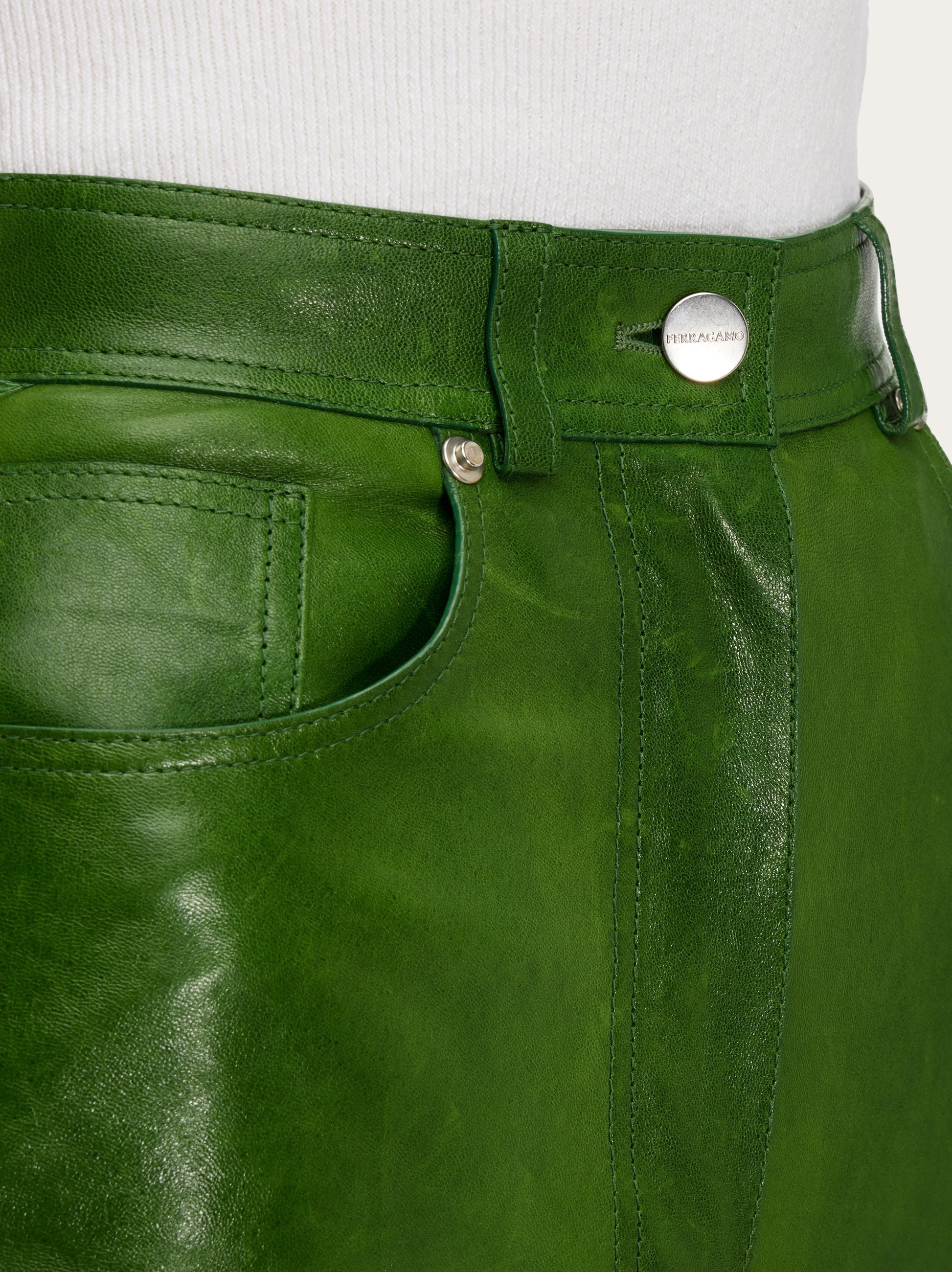 Five pocket nappa trouser - 6