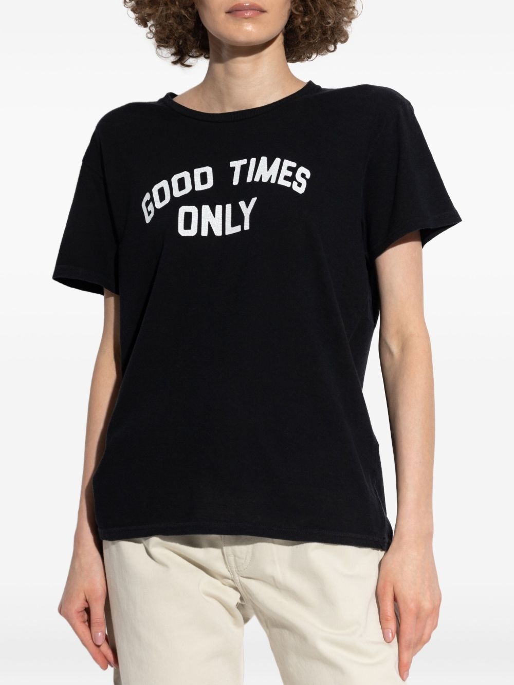 printed cotton T-shirt - 3