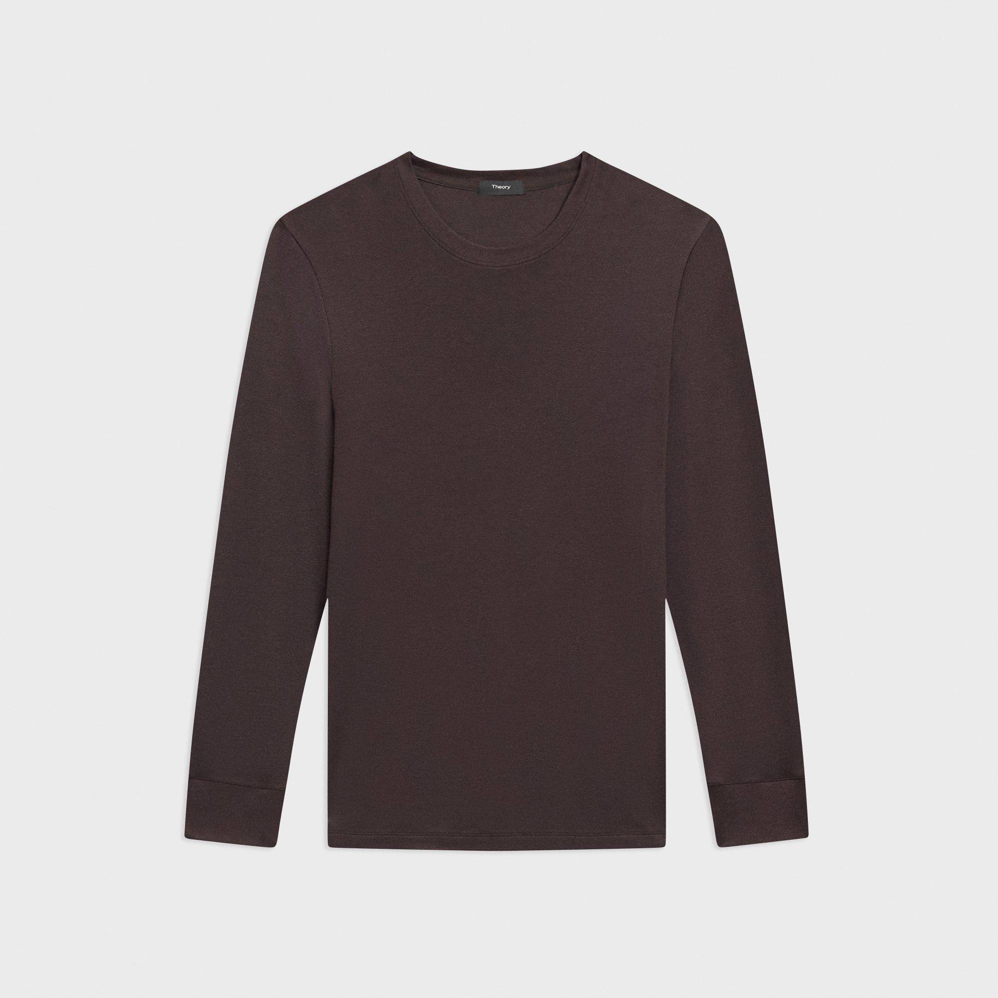 Essential Long-Sleeve Tee in Anemone Modal Jersey - 1