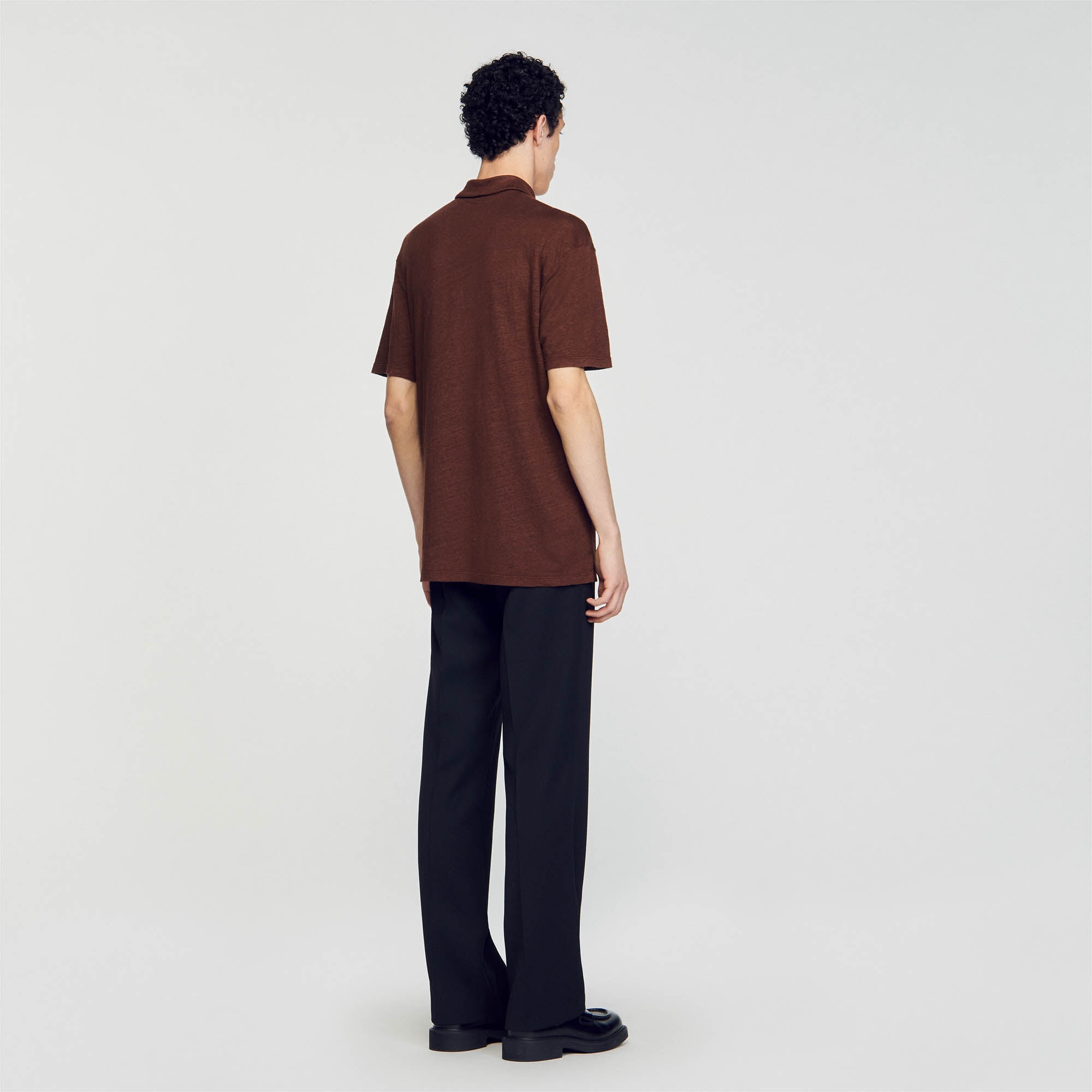 LINEN POLO SHIRT - 6
