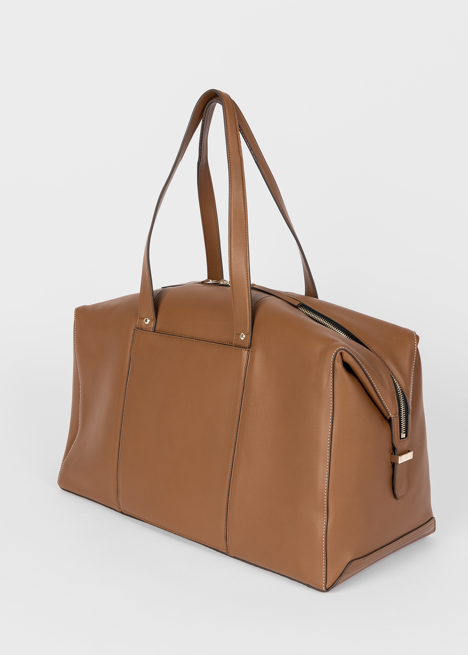 Tan Leather Holdall - 7
