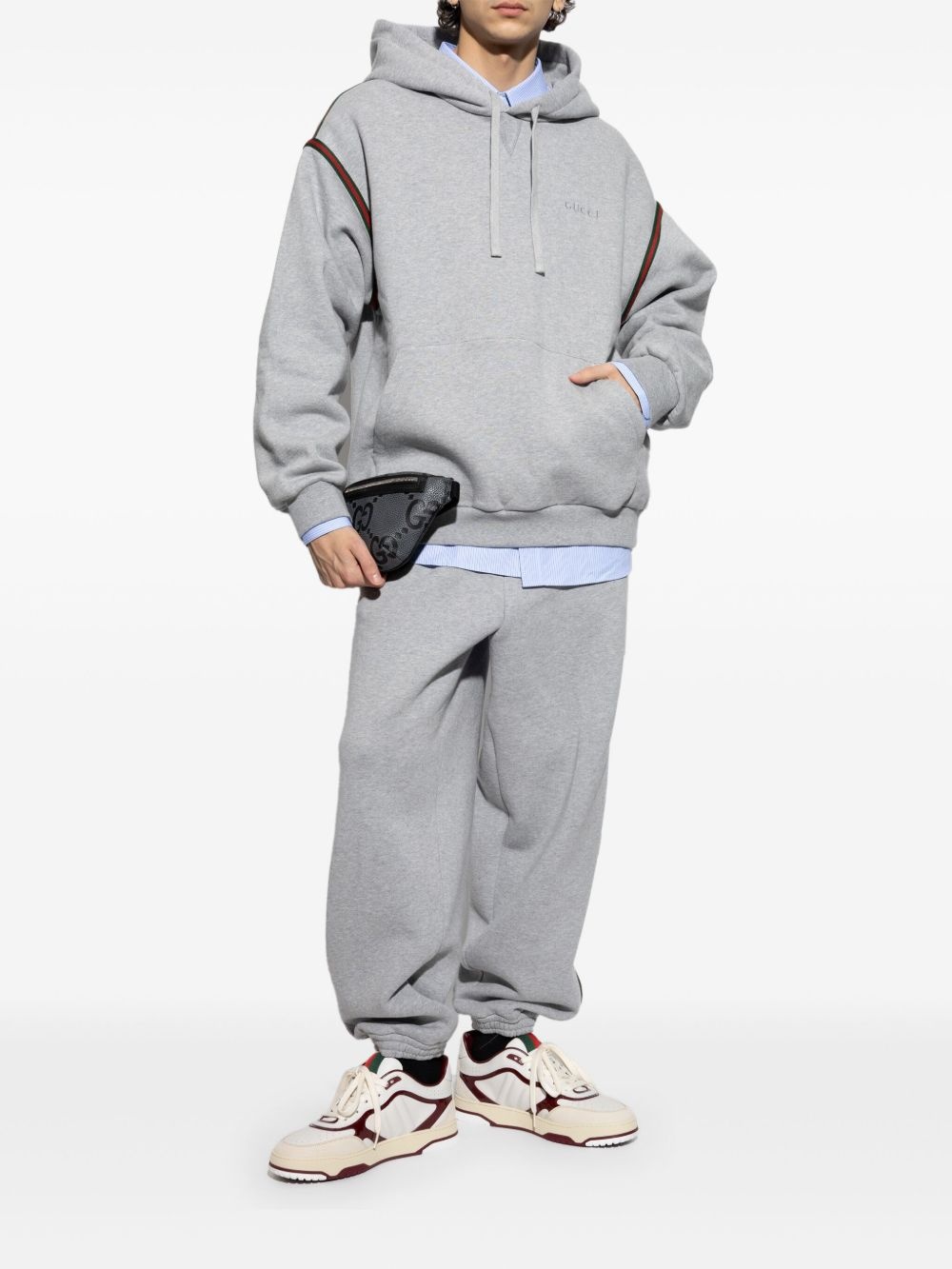 cotton jersey hoodie - 2