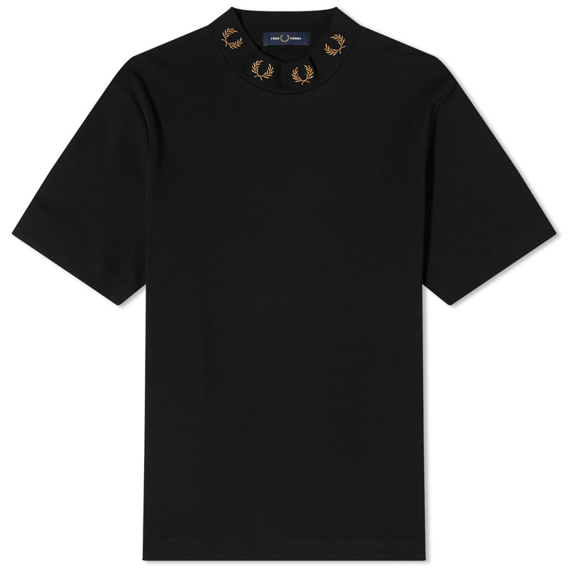 Fred Perry Laurel Wreath High Neck T-Shirt 1