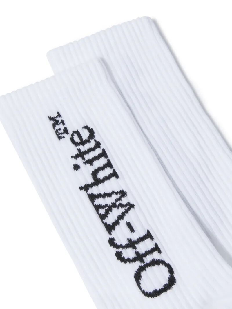 White Bookish Mid Socks - 2