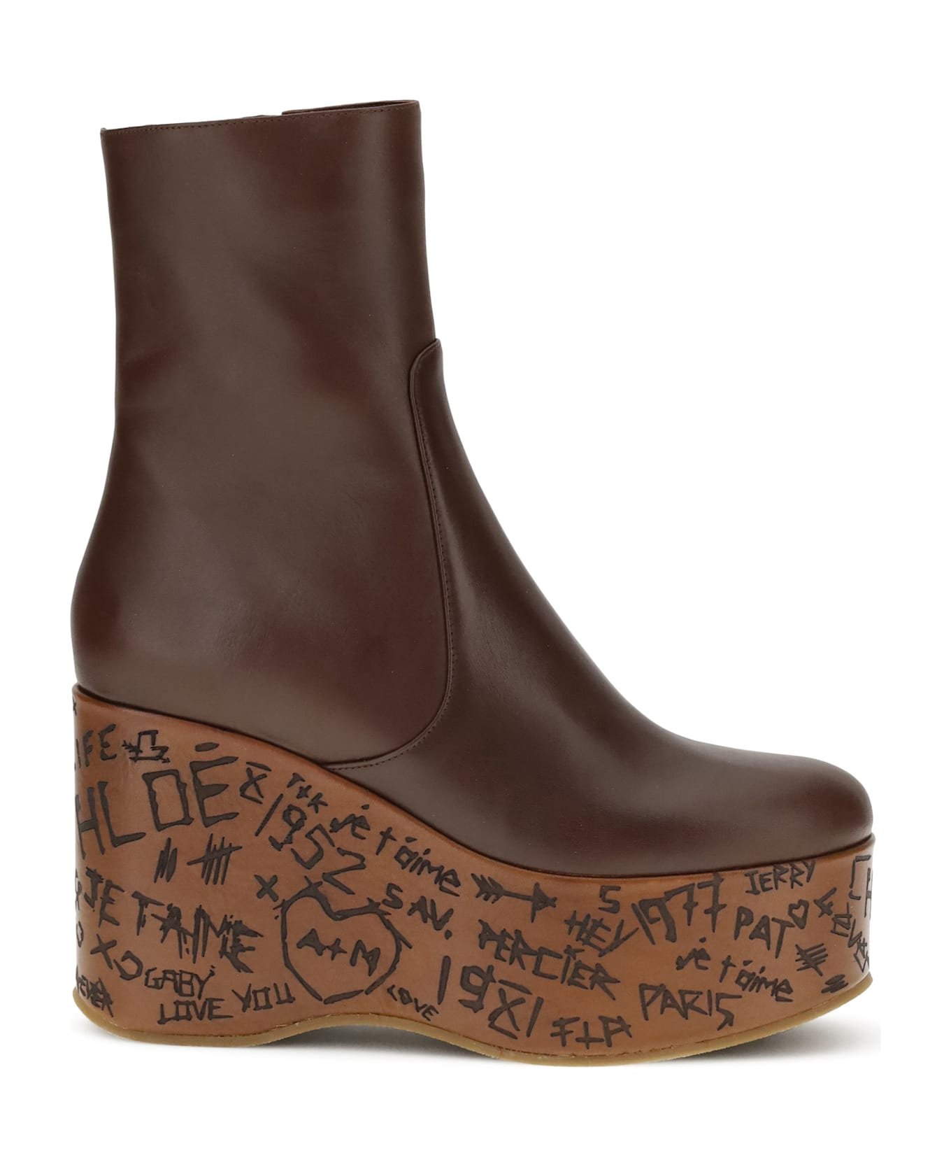 Maxime Wedge Ankle Boots - 1