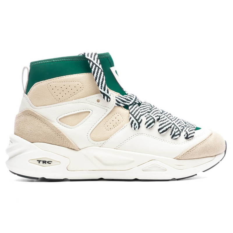 X AMI Blaze Mid-Top Sneaker Marshmallow and White Sand - 1