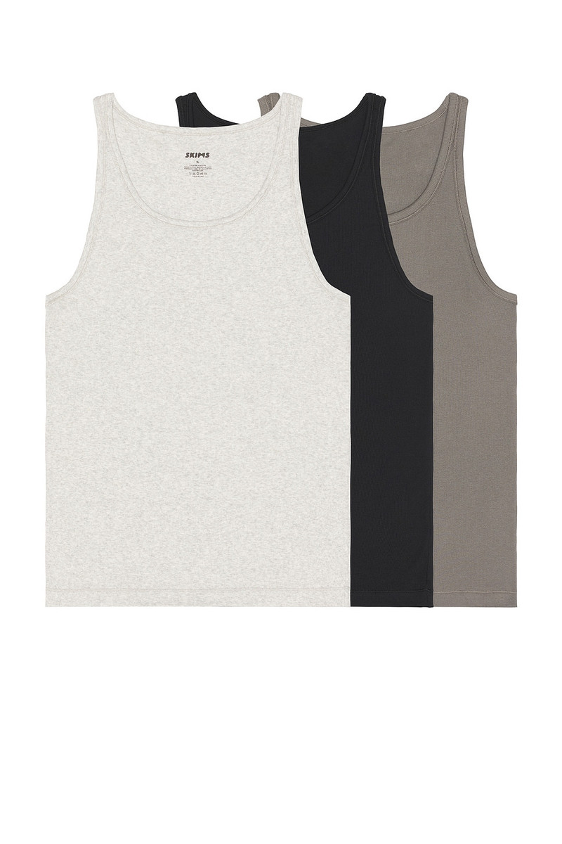 SKIMS Cotton Rib Tank 3-Pack outlook