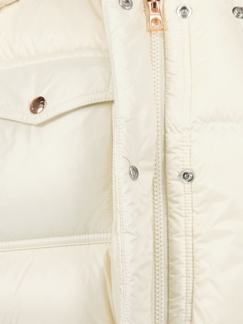 quilted hooded puffer gilet - 2