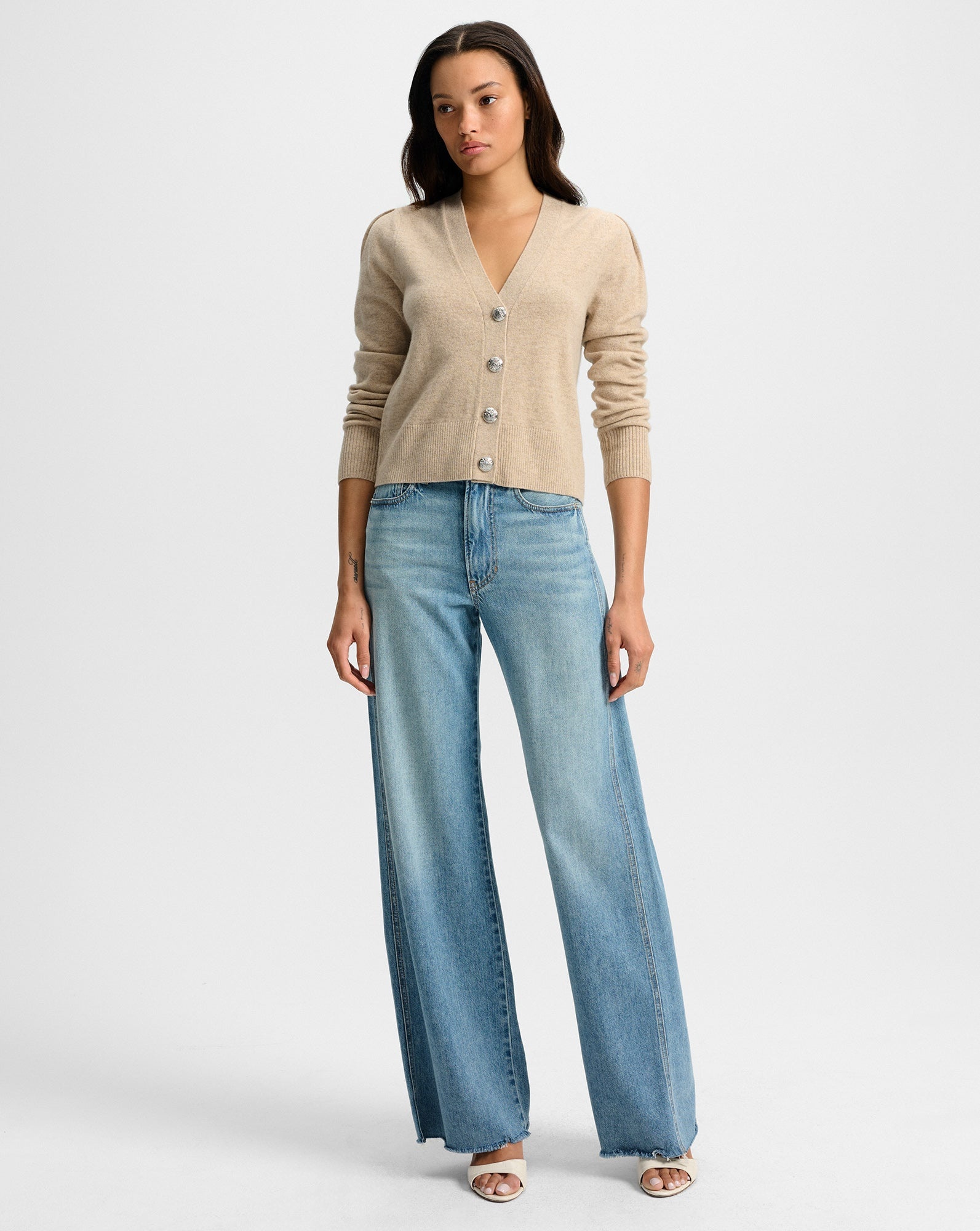 SOLENE CASHMERE CARDIGAN - 3