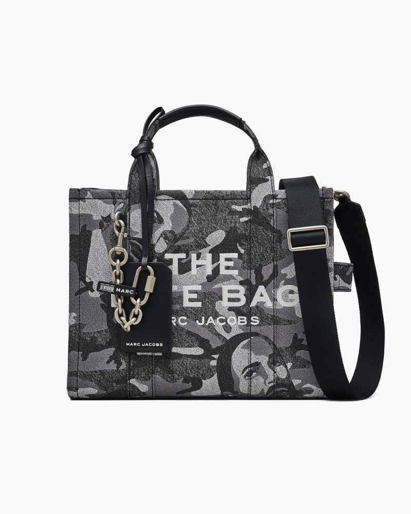 THE MARC CAMO DENIM MEDIUM TOTE BAG 1