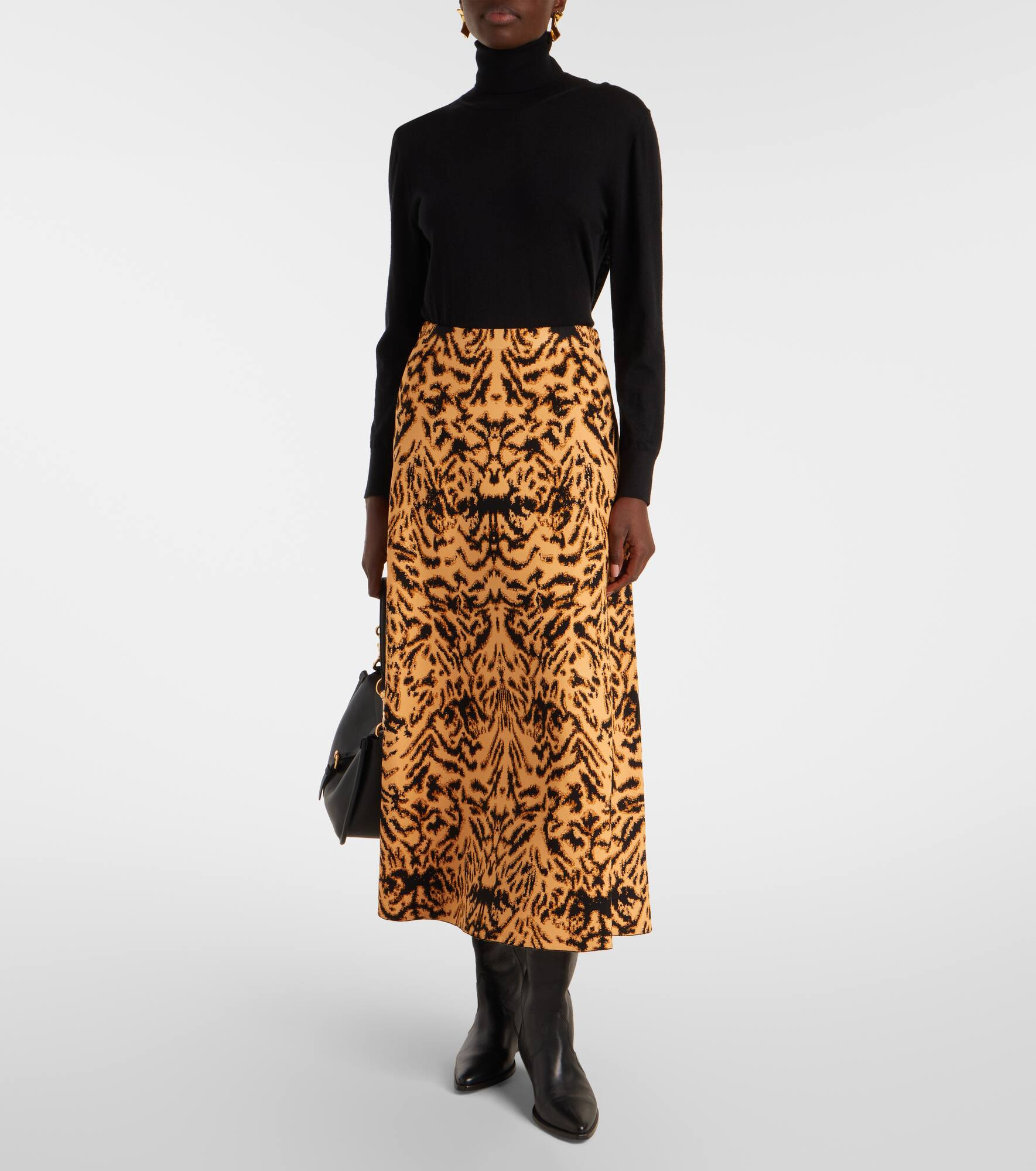 Lani jacquard midi skirt - 2