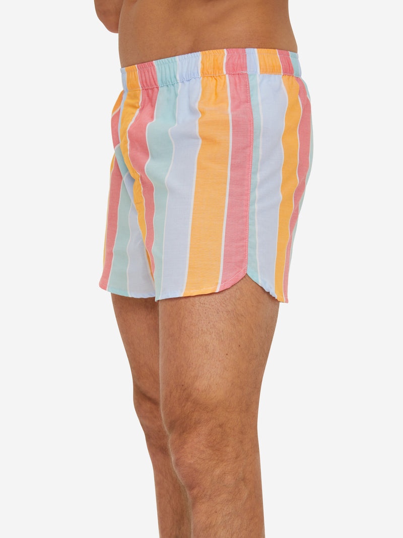 Men's Modern Fit Boxers Amalfi 18 Cotton Batiste Multi - 7