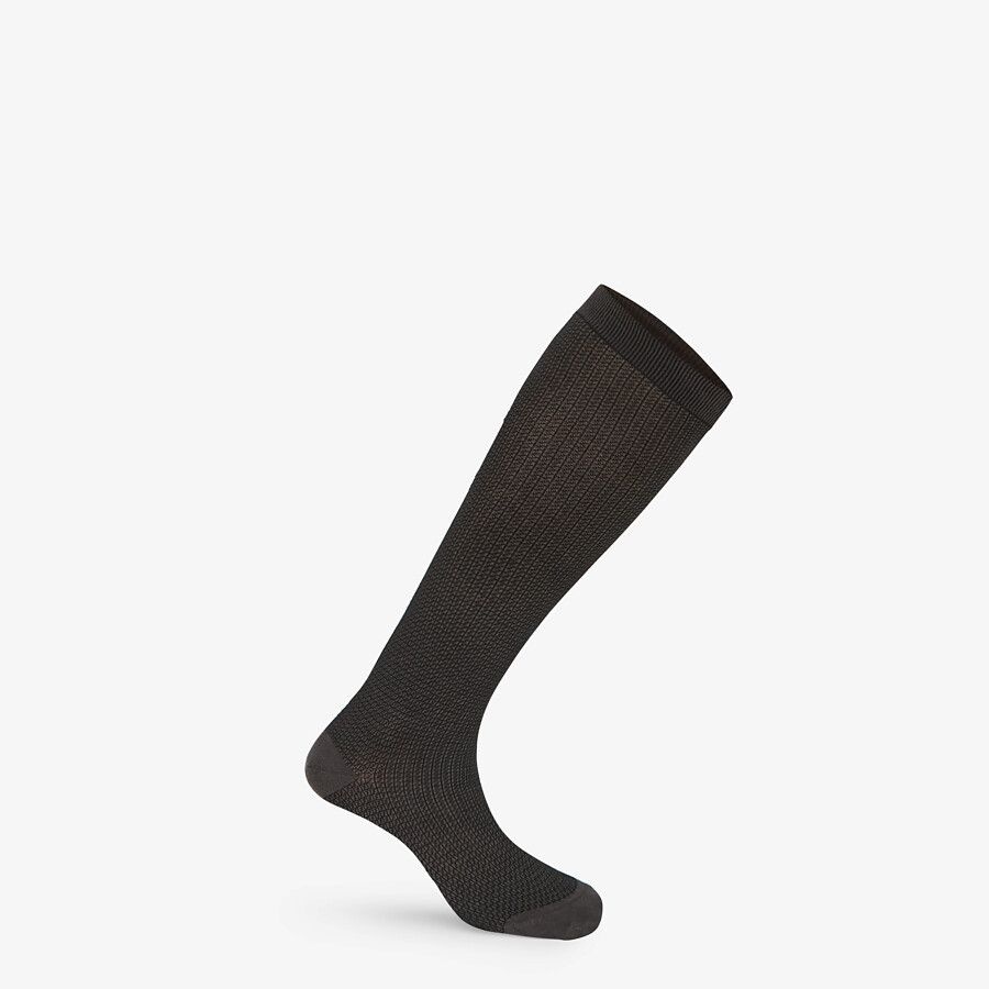 Black cotton socks - 1