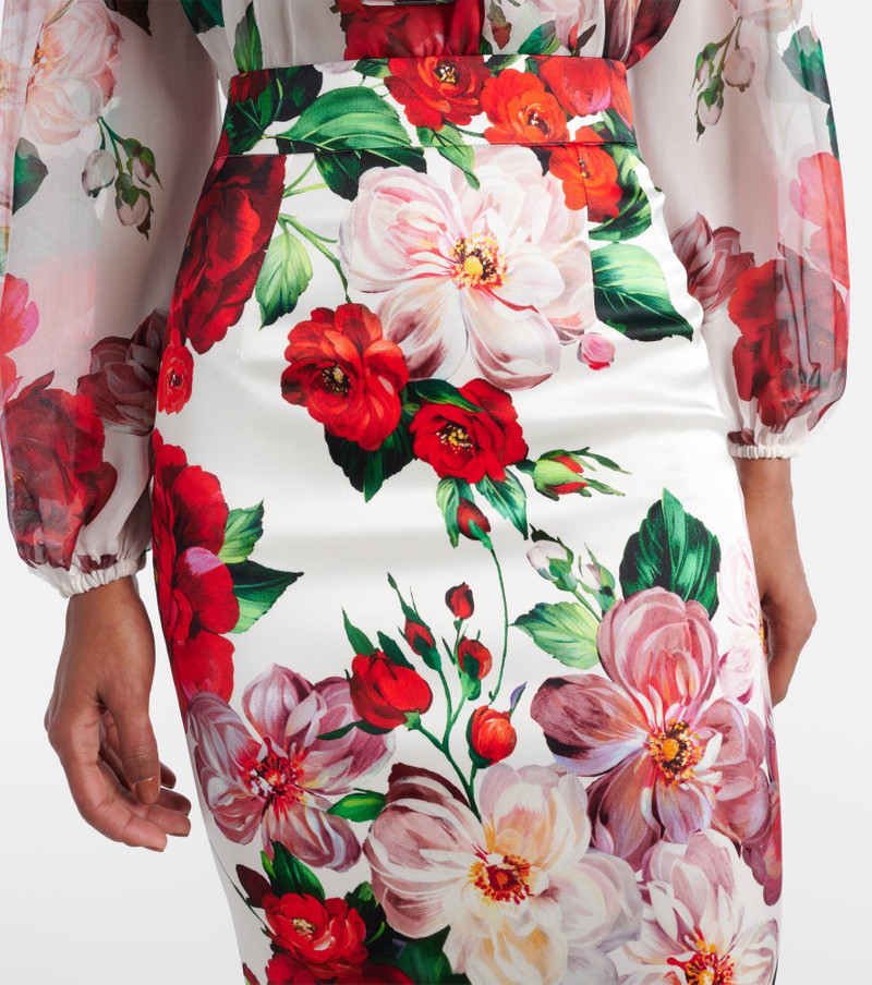 Floral midi skirt 4