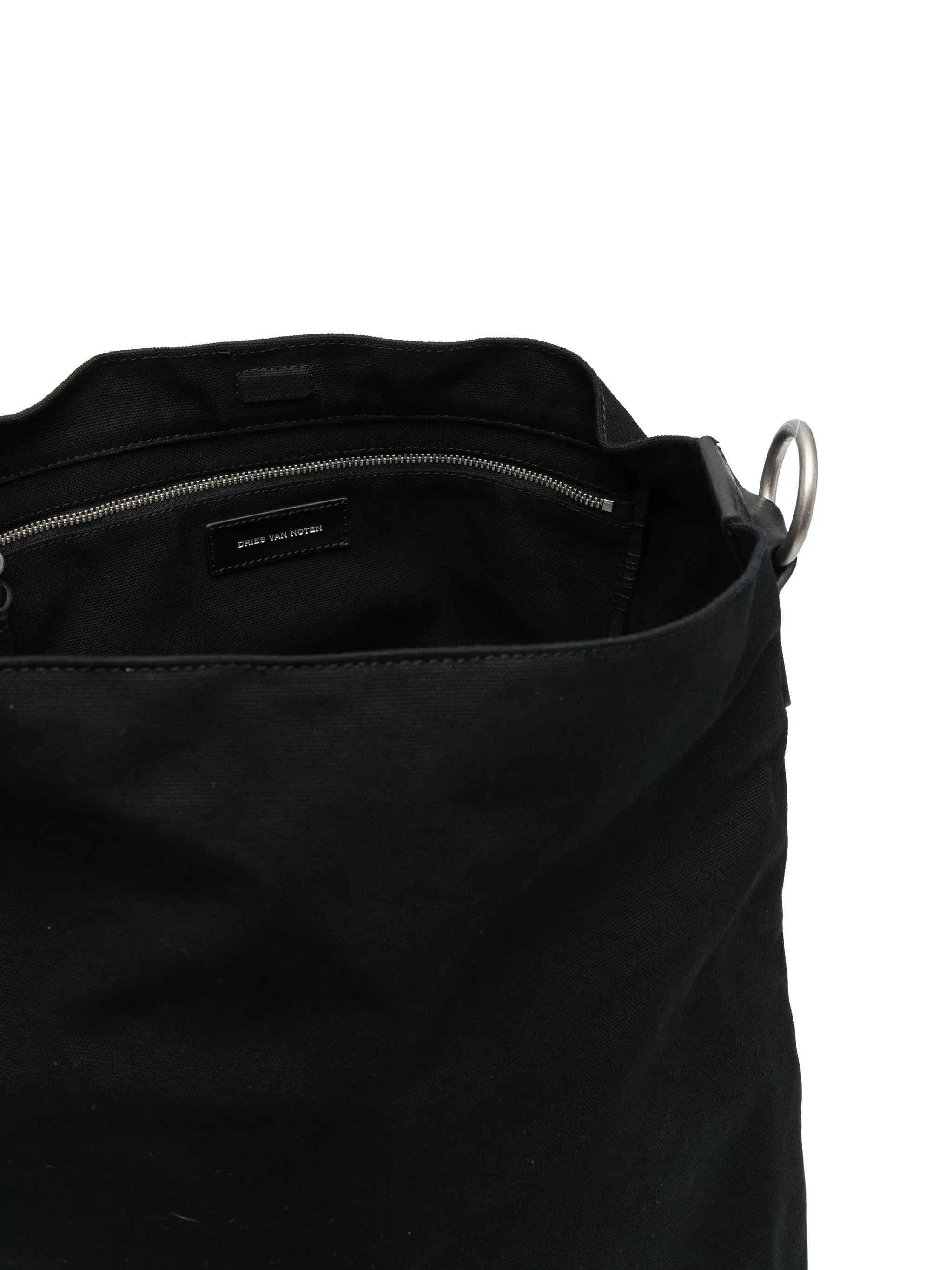 Dries Van Noten Leather-strap Canvas Tote Bag - 3