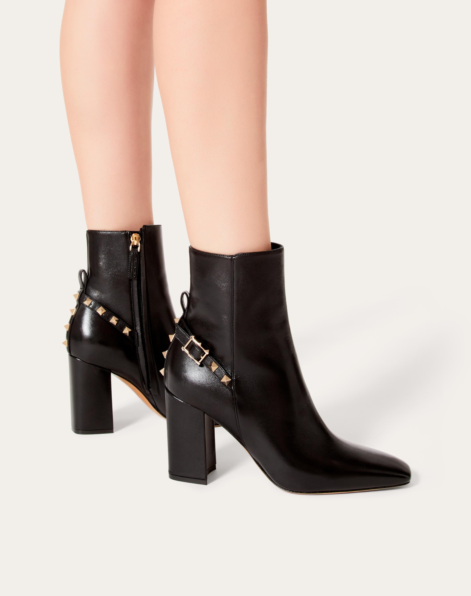 ROCKSTUD NAPPA ANKLE BOOT 90MM - 6