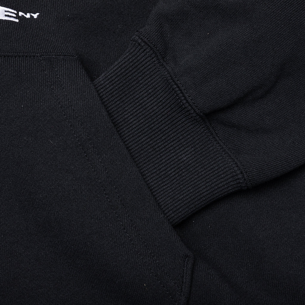 JORDAN X AWAKE NY FULL-ZIP FLEECE HOODIE - BLACK/UNIVERSITY RED - 4