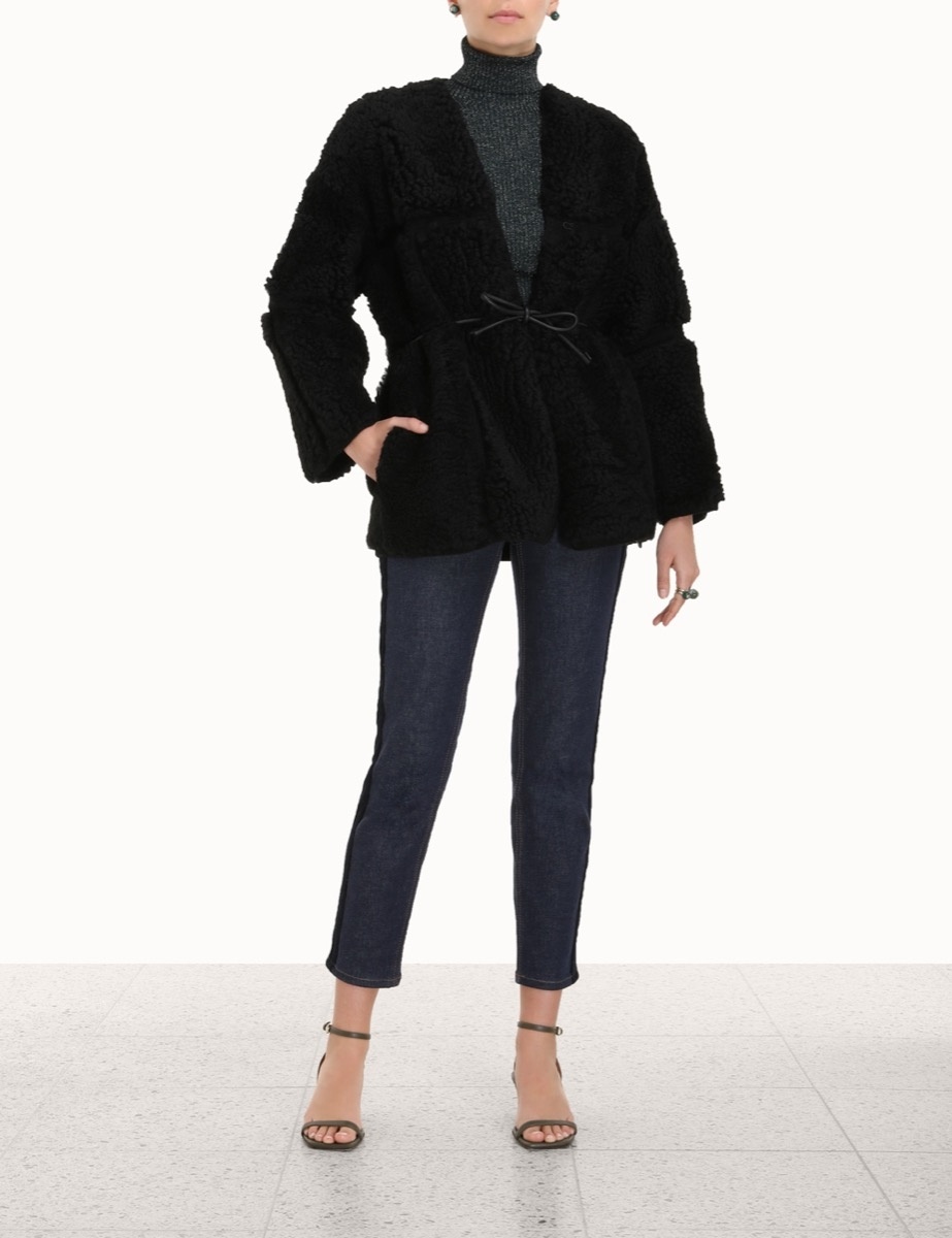 KALEIDOSCOPE SHEARLING JACKET - 2