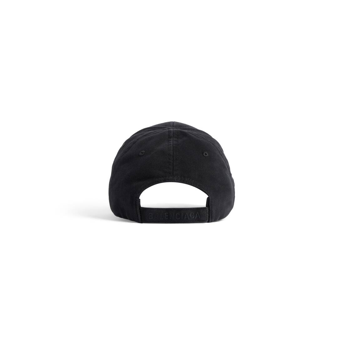 Balenciaga Piercing Cap in Black - 3