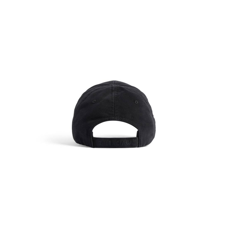Balenciaga Piercing Cap in Black 3