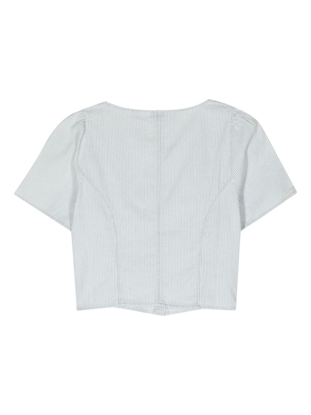 Pascale striped denim blouse - 2