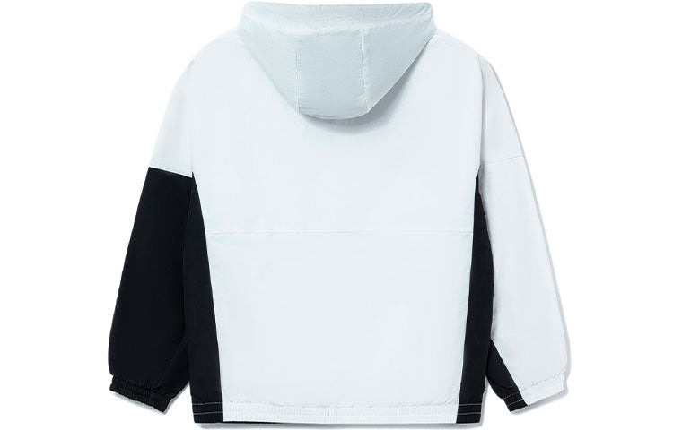 Li-Ning BAD FIVE Sports Basketball Hooded Jacket 'White Black' AFDS075-1 - 2