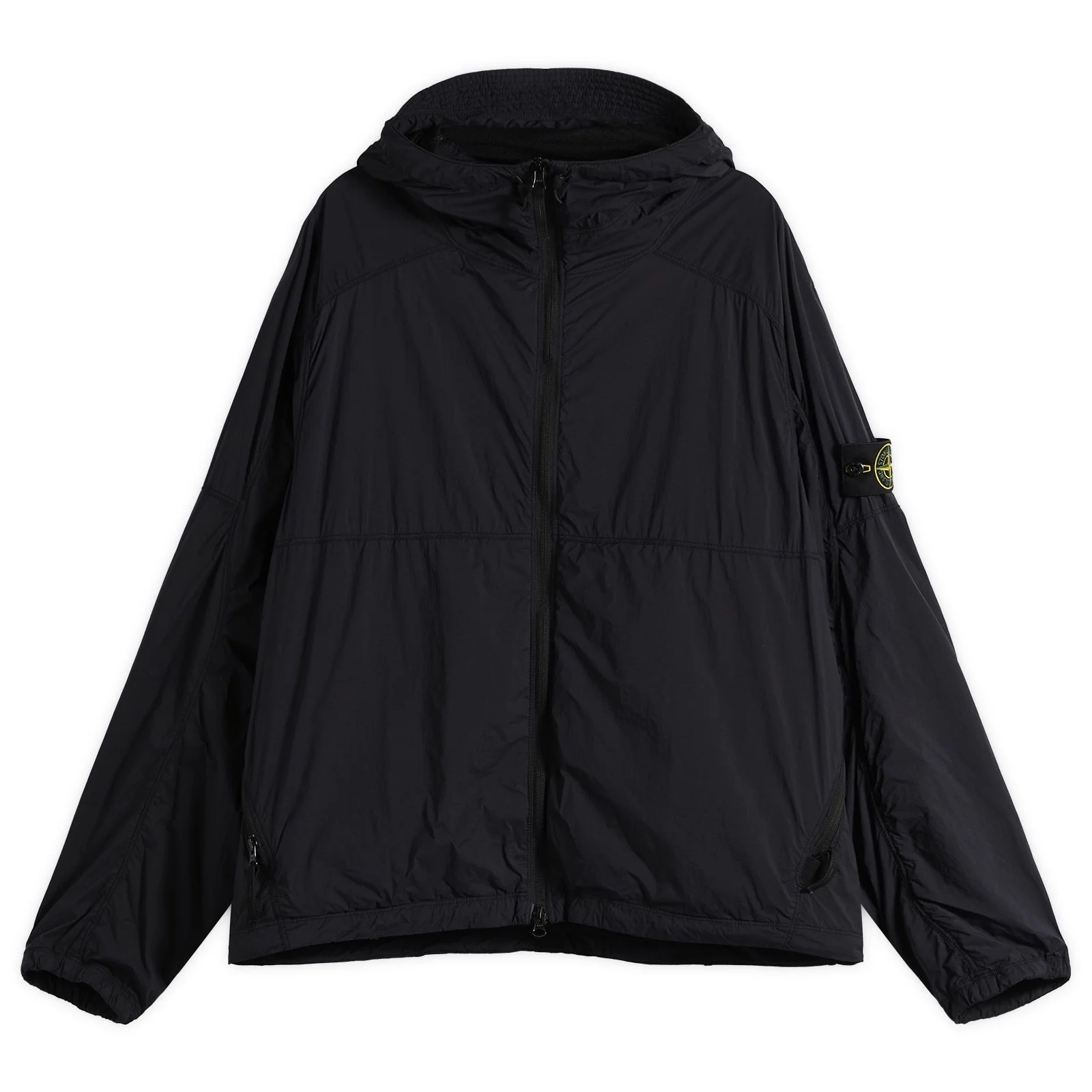 Stone Island Ultralight Nylon Stretch-TC Hooded Jacket - 1