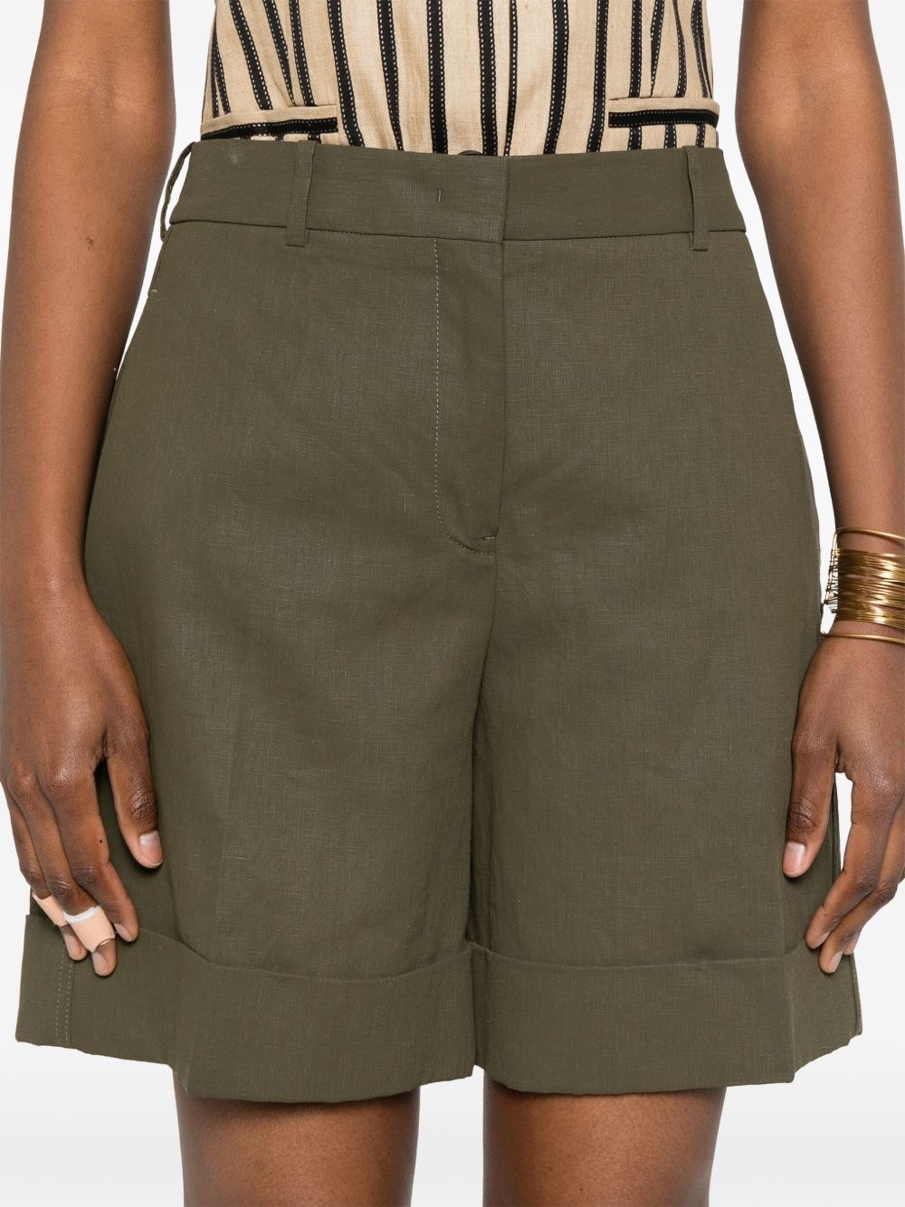 linen shorts - 5