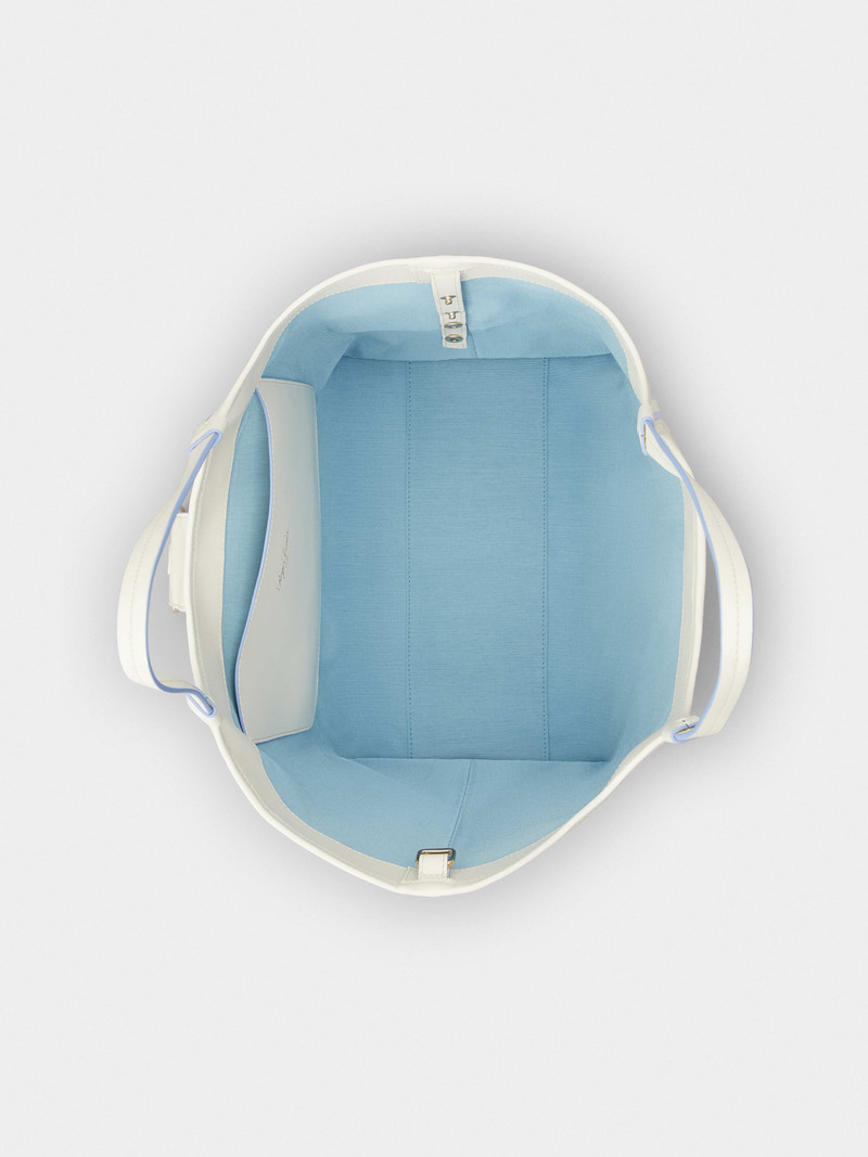 Viv' Choc Summer Stripes Medium Shopping Bag in Fabric 8