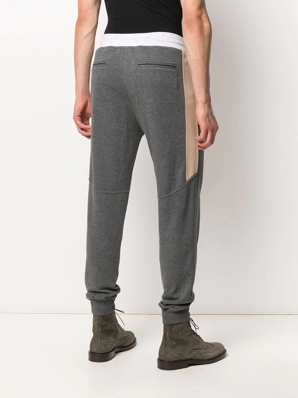 stripe detail track pants - 4