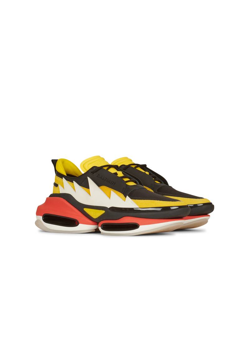 Balmain Leather B-Bold low-top sneakers outlook