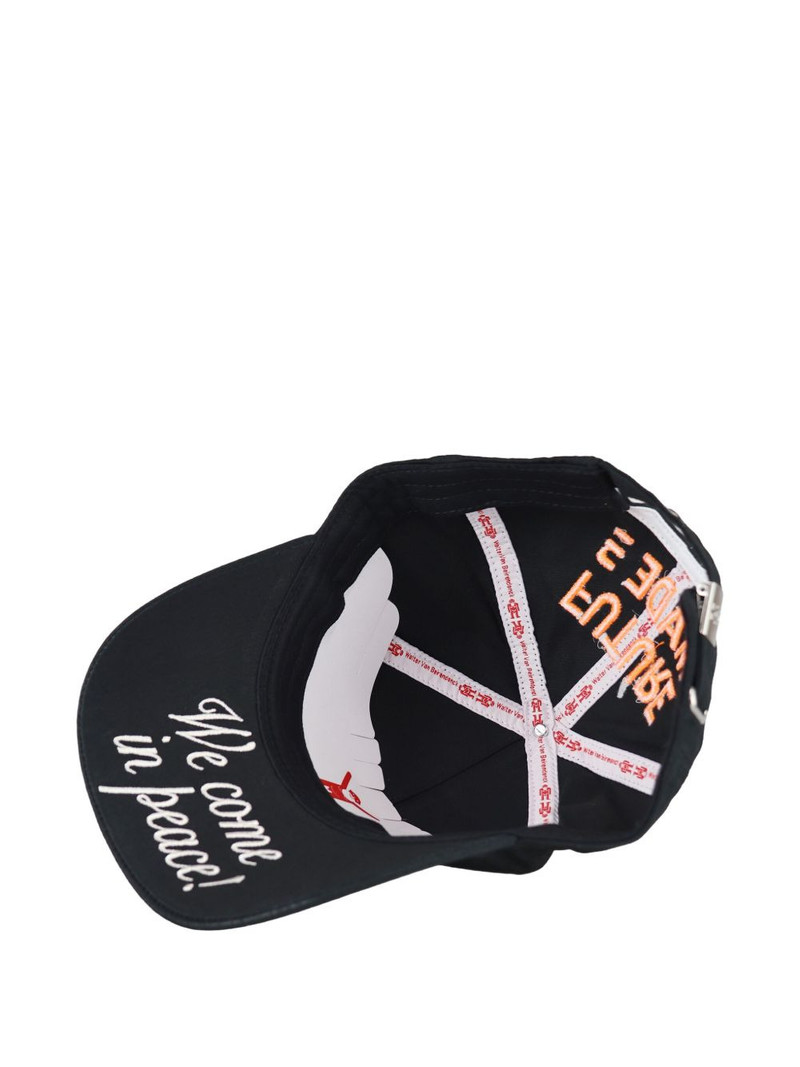 Walter Van Beirendonck We Come In Peace cap outlook