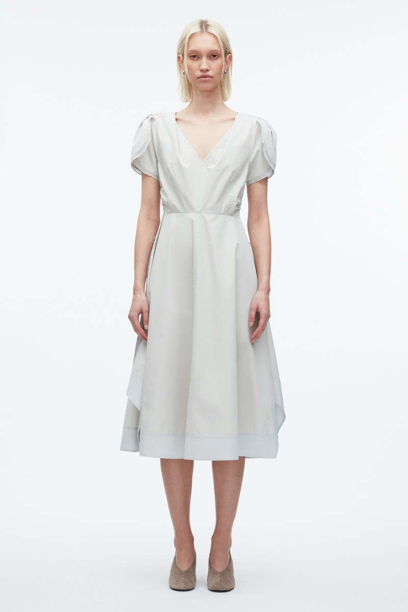 3.1 Phillip Lim Tulip Sleeve V-Neck Dress outlook