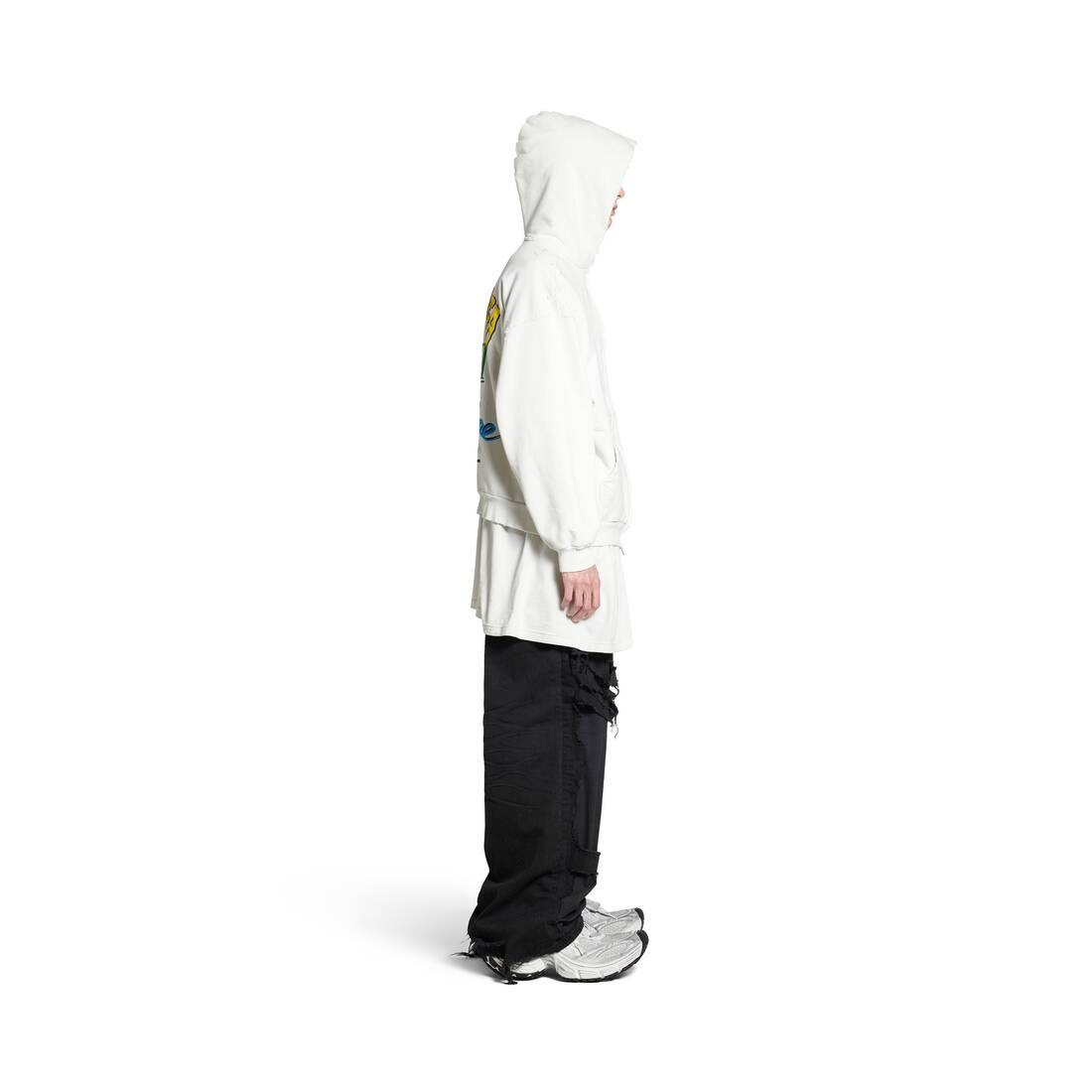 Not Been Done Zip-up Hoodie Medium Fit in Off White - 3