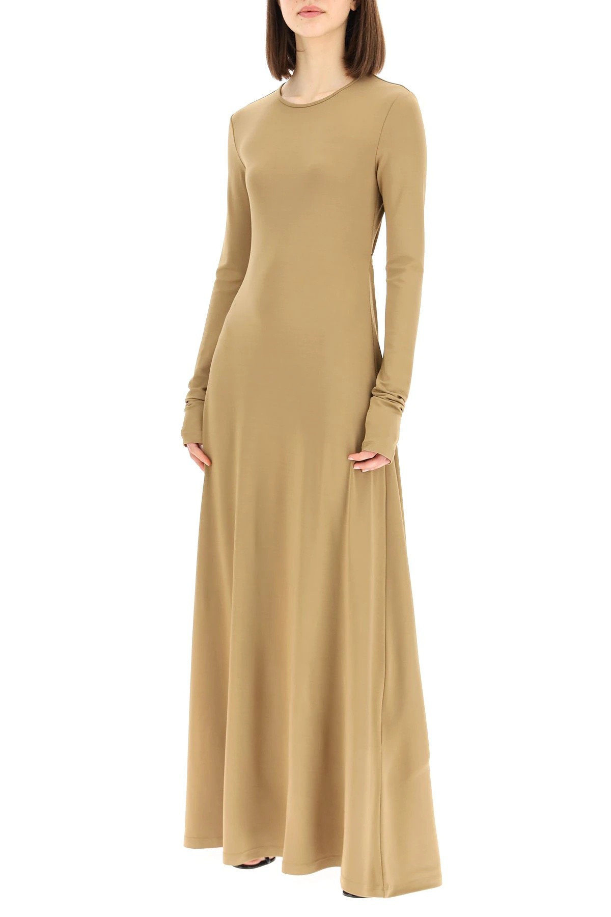 STRETCH VISCOSE JERSEY DRESS - 2