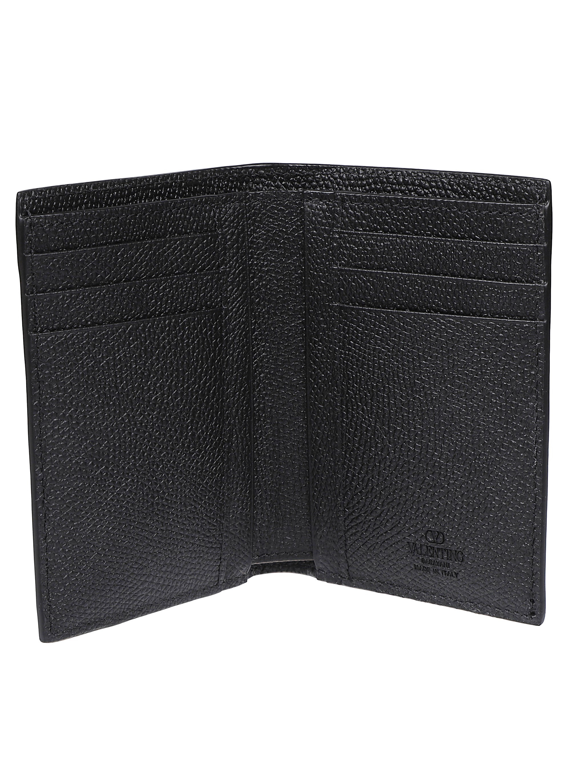 Credit card holder with logo in soft grain calfskin - 3