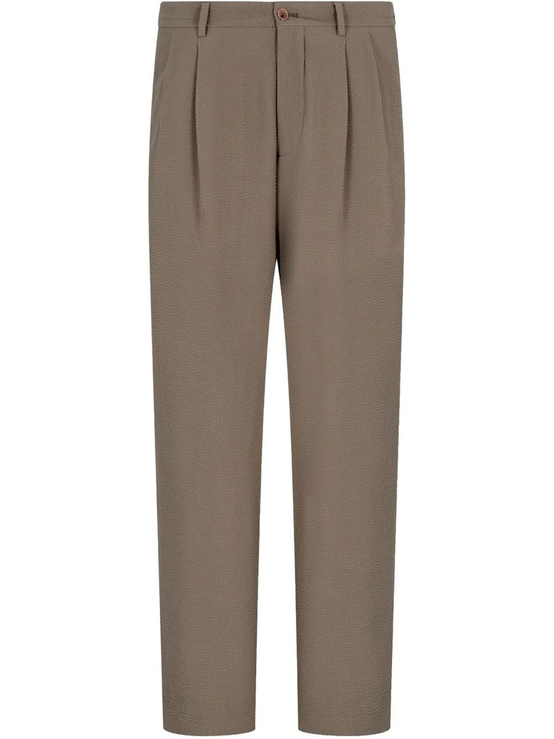 pleat-detail trousers 1