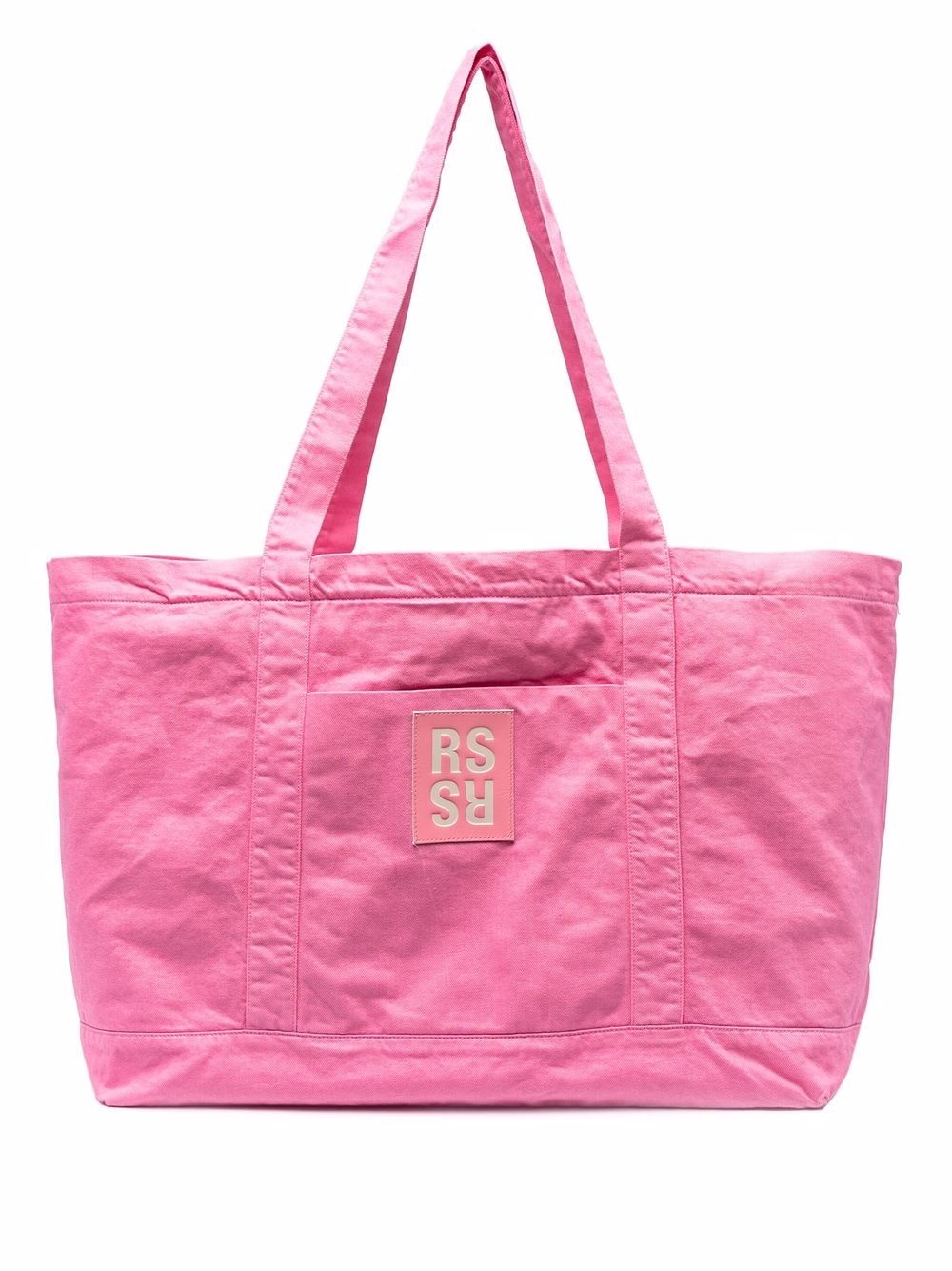 logo patch tote bag - 1