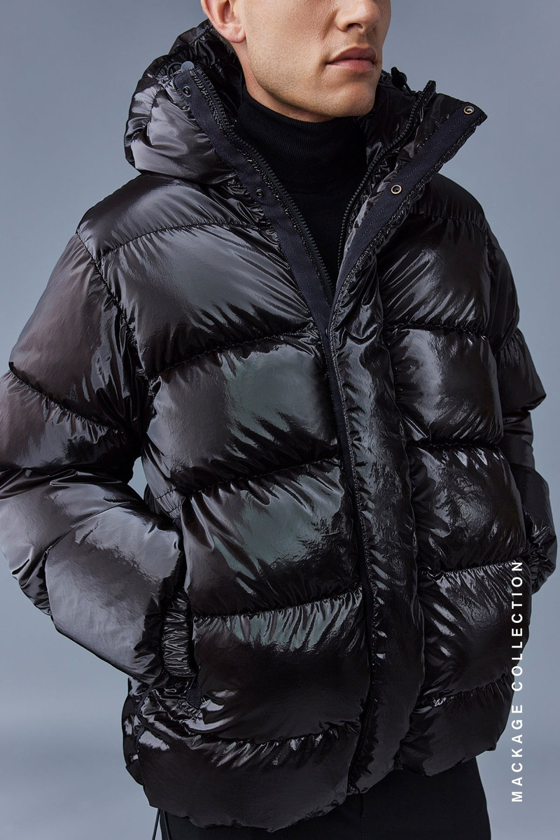 MACKAGE CYRILO-ML Heavy down jacket with metallic finish outlook