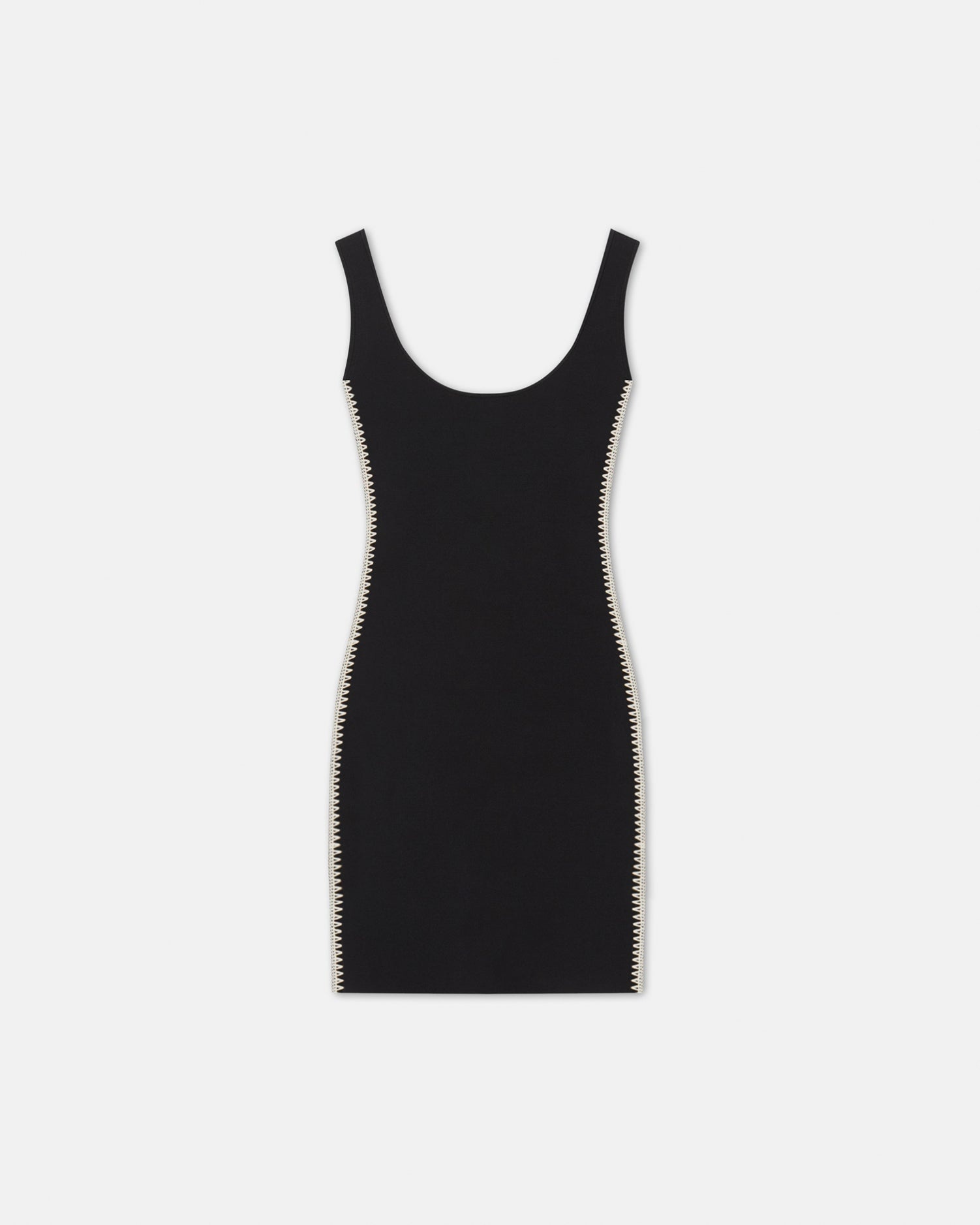 Merva - Slip Satin Mini Dress - Black – Nanushka