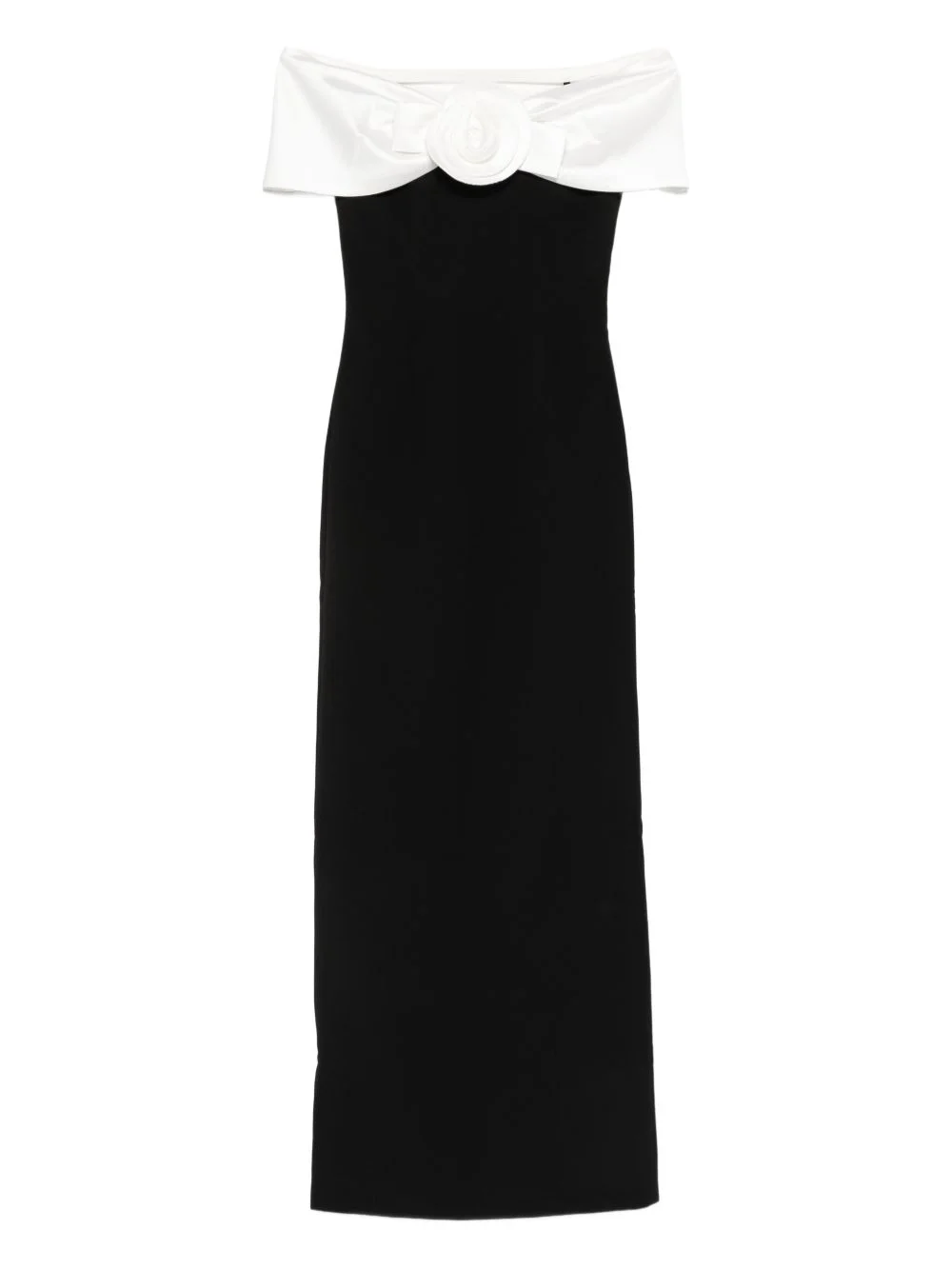 flower datail maxi dress - 1