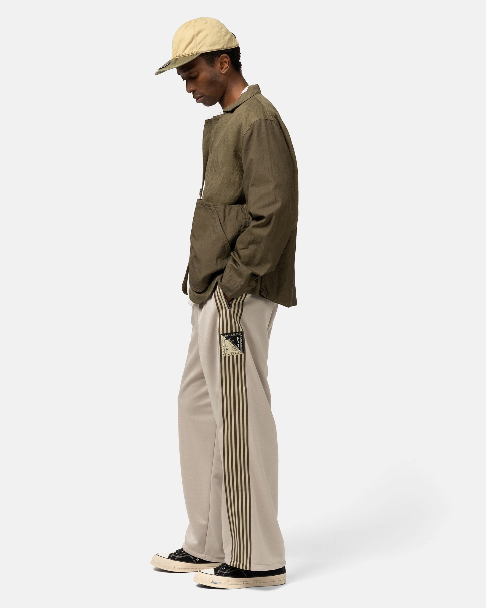 Smooth Jersey Stantman&woman Baggy Truck Pants (Banner Stuntman) Beige - 3