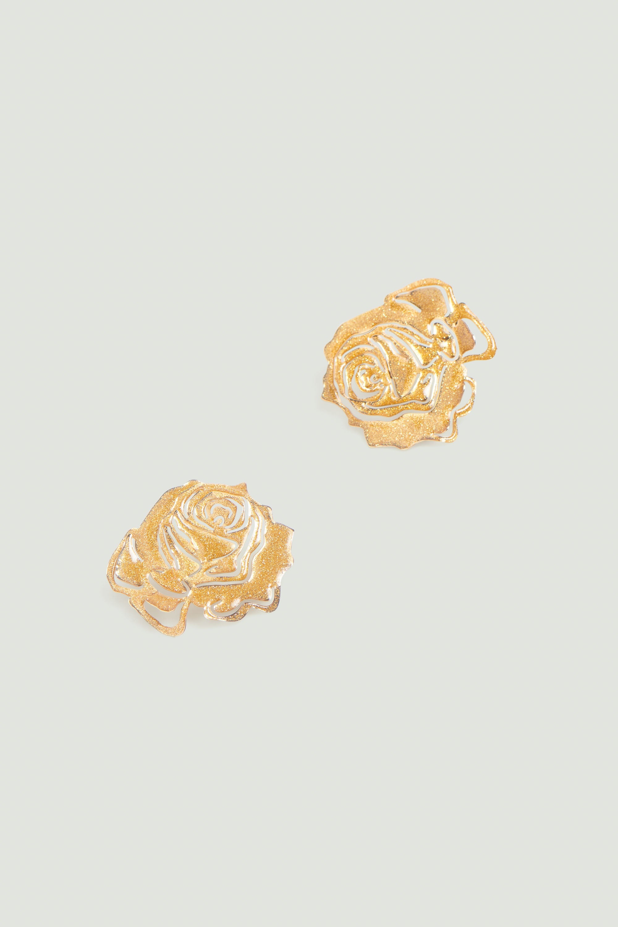 Rose Stud Earrings - 1