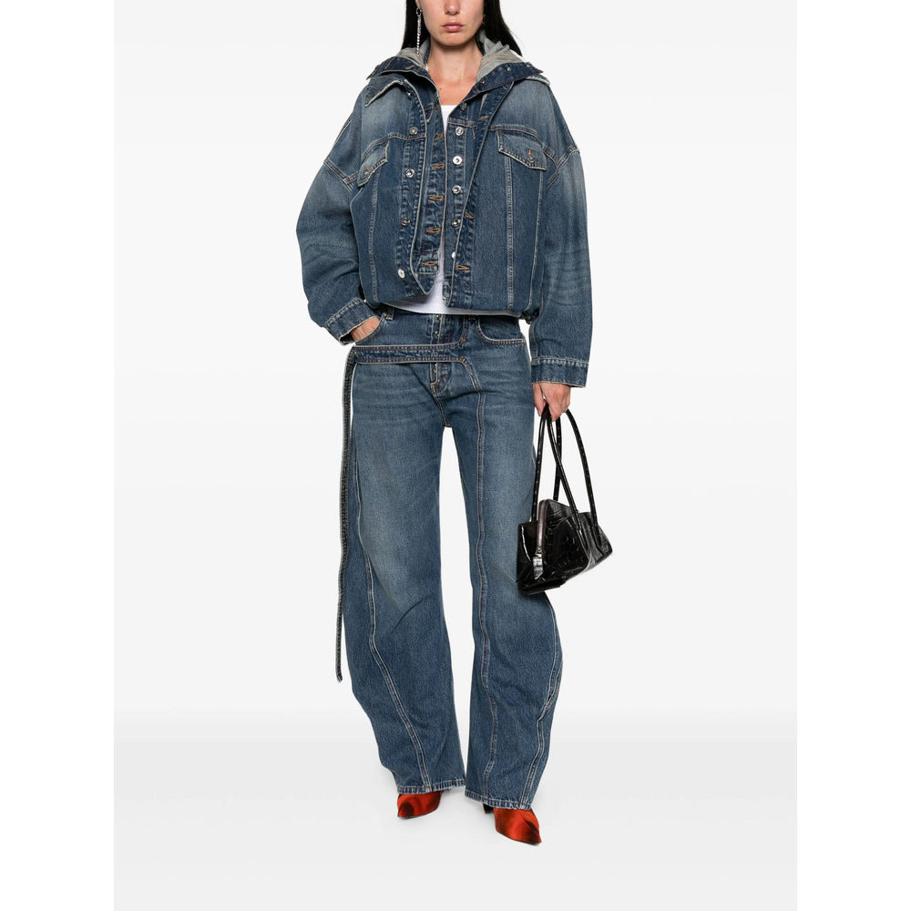 Jean Paul Gaultier Blue Jackets - Denim Jackets Women - 4
